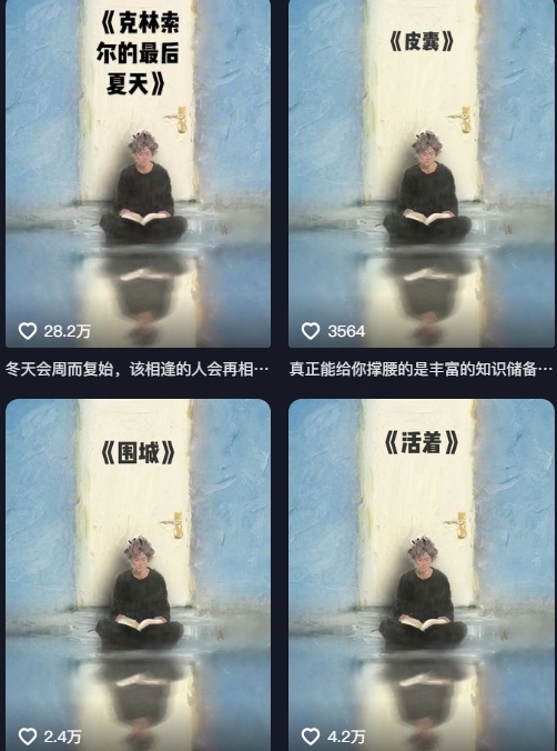 AI制作爆款书单，抖音42粉丝博主书单号制作拆解，单条视频28W赞-KAI的视界
