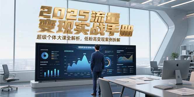 2025流量变现实战手册，超级个体大课全解析，低粉高变现案例拆解-KAI的视界