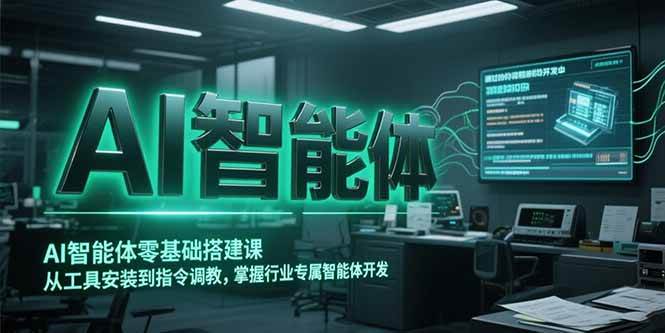 （15257期）AI智能体零基础搭建课，从工具安装到指令调教，掌握行业专属智能体开发…-KAI的视界