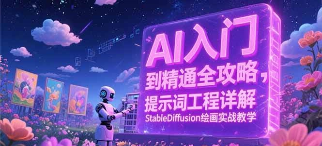 AI入门到精通全攻略，提示词工程详解，StableDiffusion绘画实战教学-KAI的视界