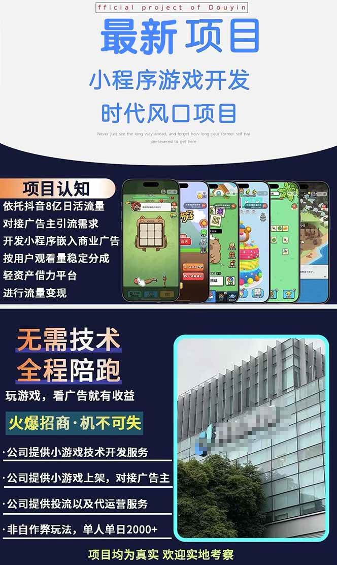图片[2]-（15442期）2025最热抖音项目 Ai时代风口项目小程序游戏开发 实测单个游戏日收入1800+-KAI的视界