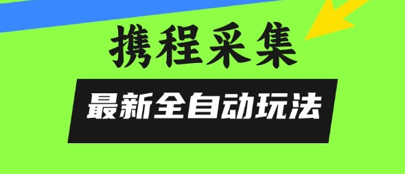 携程信息采集全自动玩法，0风控，无脑开干【揭秘】-KAI的视界