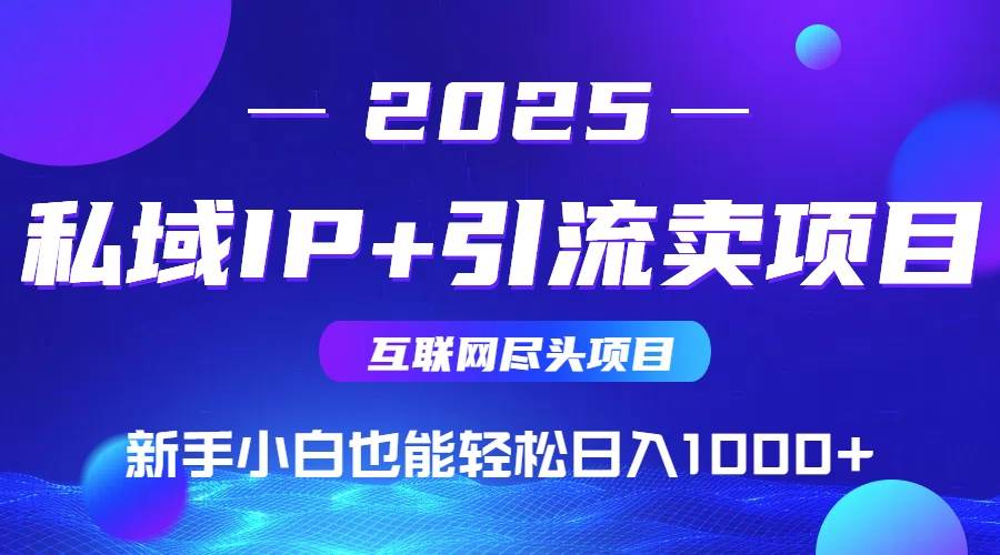 （15531期）2025网创尽头项目，私域IP+引流，新手小白也能在家日入1000+-KAI的视界