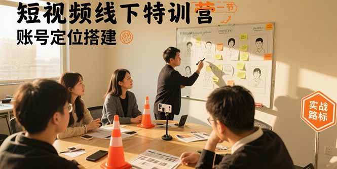 （15707期）短视频线下特训营：账号定位搭建/口播号拍摄剪辑/直播间流量入口/变现实战-KAI的视界