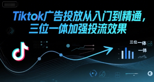 Tiktok广告投放从入门到精通，三位一体加强投流效果-KAI的视界