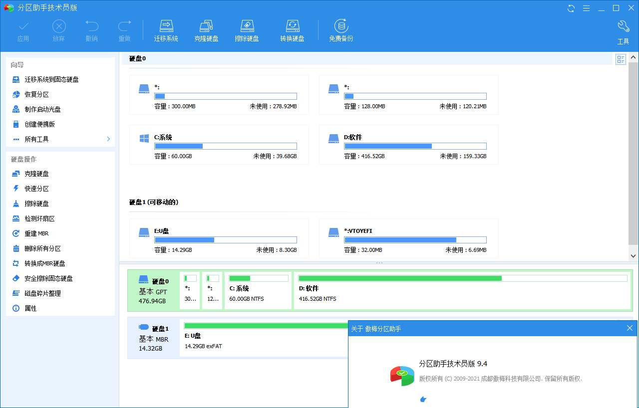 分区助手技术员v10.8.1特别版-KAI的视界