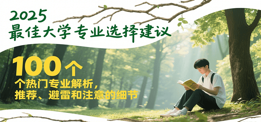 2025最佳大学专业选择建议，100个热门专业解析，推荐、避雷和注意的细节-KAI的视界
