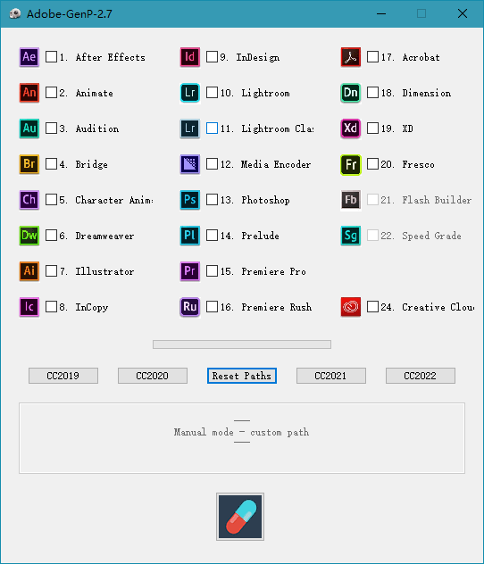Adobe 通杀补丁 GenP/Zii-KAI的视界