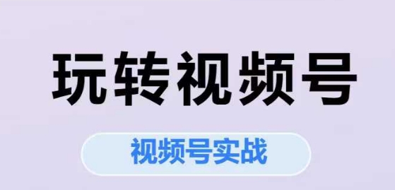 玩转视频号，视频号实战系列课-KAI的视界