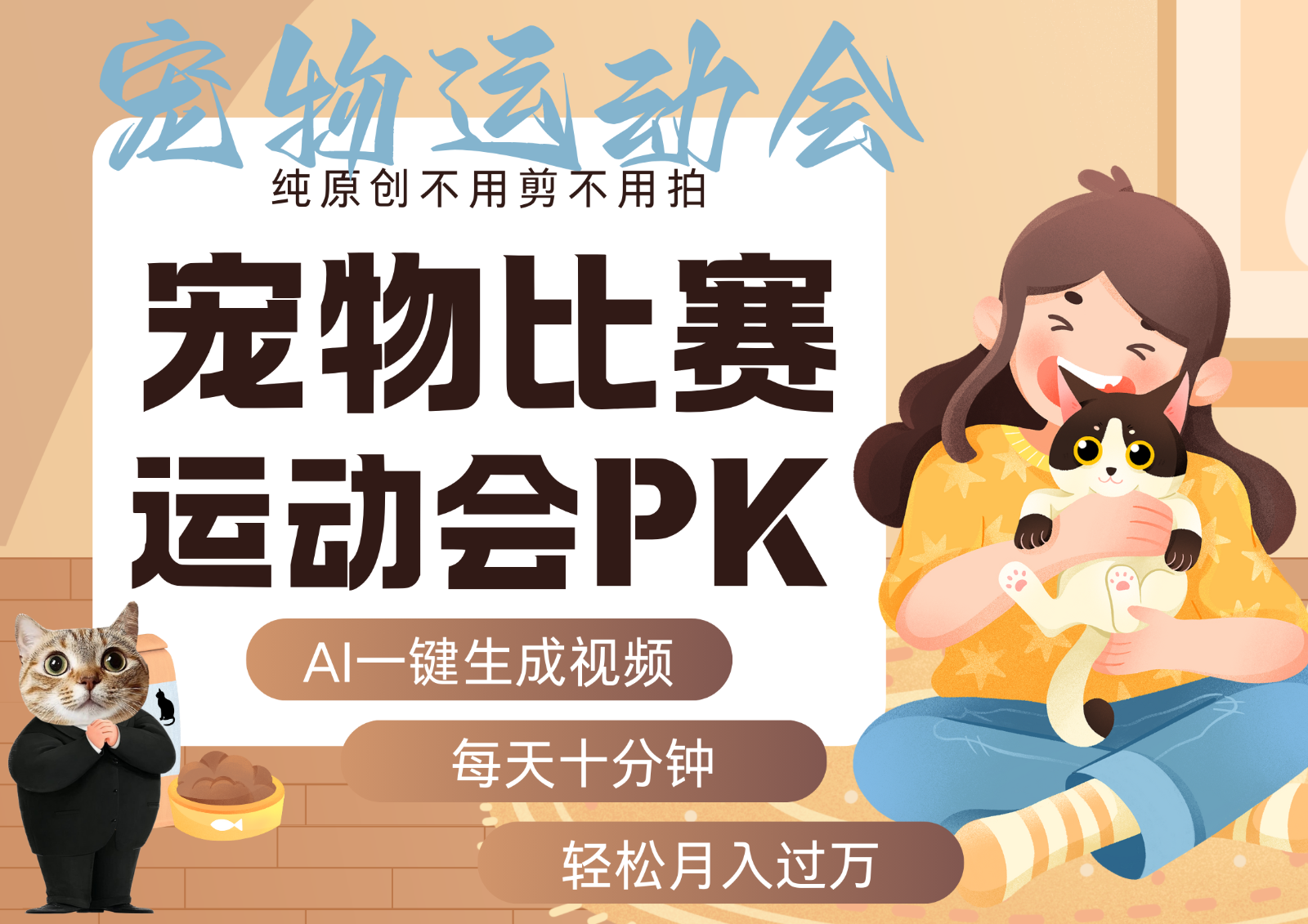 AI萌宠运动员跳水 射击 篮球 足球比赛 每天十分钟 附详细提示词文案库 代替做…-KAI的视界
