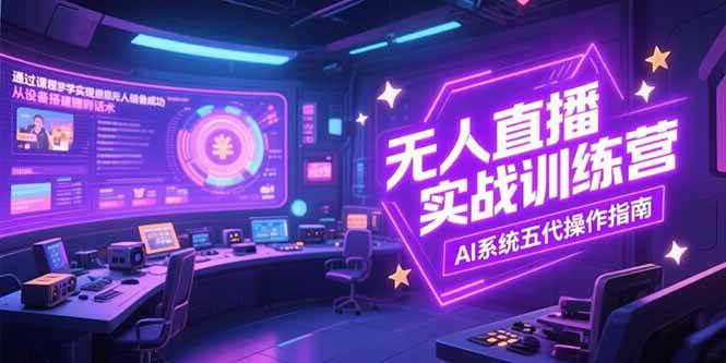 （15315期）无人直播实操训练营，从设备搭建到话术，AI系统五代操作指南(7月更新)-KAI的视界
