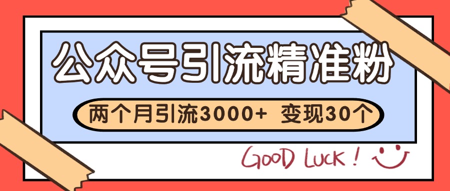 公众号私域获客，软文引流个人IP打造日引30+，快速沉淀起自己的私域流量池-KAI的视界