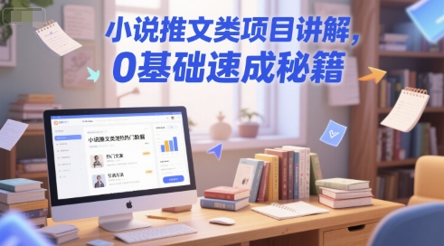 小说推文类项目讲解，0 基础速成秘籍-KAI的视界