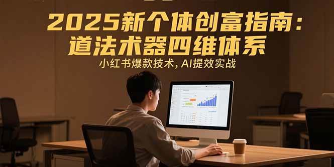 （15477期）2025新个体创富指南：道法术器四维体系，小红书爆款技术，AI提效实战-KAI的视界