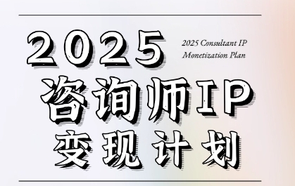7天构建咨询师变现系统，2025咨询师IP变现计划训练营-KAI的视界