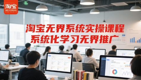 淘宝无界系统实操课程，系统化学习无界推广-KAI的视界
