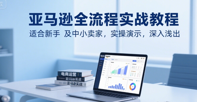 亚马逊全流程实战教程，适合新手及中小卖家，实操演示，深入浅出-KAI的视界