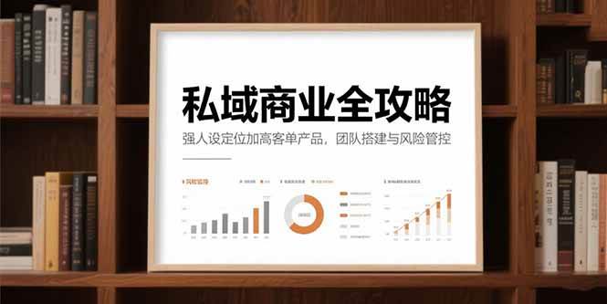 （15294期）私域商业全攻略，强人设定位加高客单产品，团队搭建与风险管控-KAI的视界