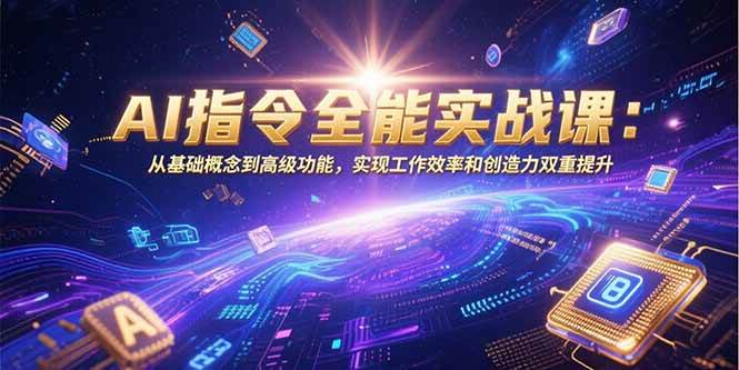 （15455期）AI指令全能实战课：从基础概念到高级功能，实现工作效率和创造力双重提升-KAI的视界