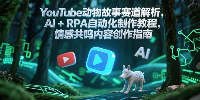 （15174期）YouTube动物故事赛道解析，AI+RPA自动化制作教程，情感共鸣内容创作指南-KAI的视界
