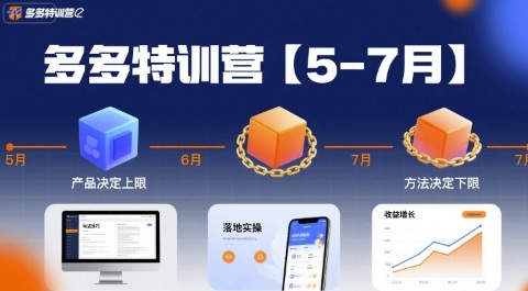 多多特训营【5-7月】产品决定上限，方法决定下限，各种玩法技巧落地实操-KAI的视界