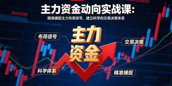 （15804期）主力资金动向实战课-8月：精准捕捉主力布局信号，建立科学的交易决策体系-KAI的视界