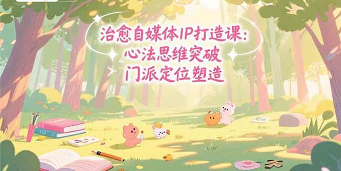 （15464期）治愈自媒体IP打造课：心法思维突破，门派定位塑造，商业闭环搭建-KAI的视界