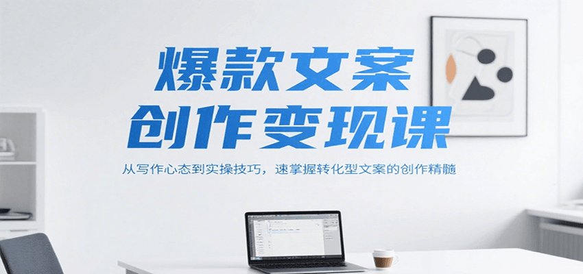 爆款文案创作变现课，从写作心态到实操技巧，速掌握转化型文案的创作精髓-KAI的视界