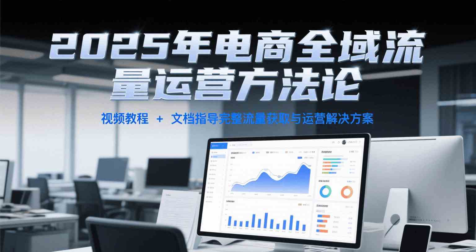 2025年电商全域流量运营方法论，视频教程+文档指导完整流量获取与运营解决方案-KAI的视界
