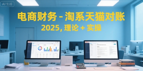 电商财务-淘系天猫对账2025，理论+实操-KAI的视界