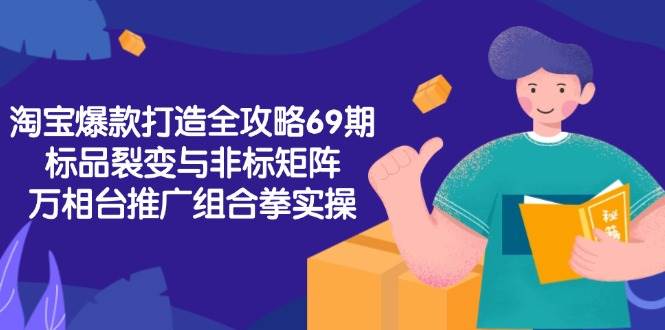 （15102期）淘宝爆款打造全攻略-69期，标品裂变与非标矩阵，万相台推广组合拳实操-KAI的视界