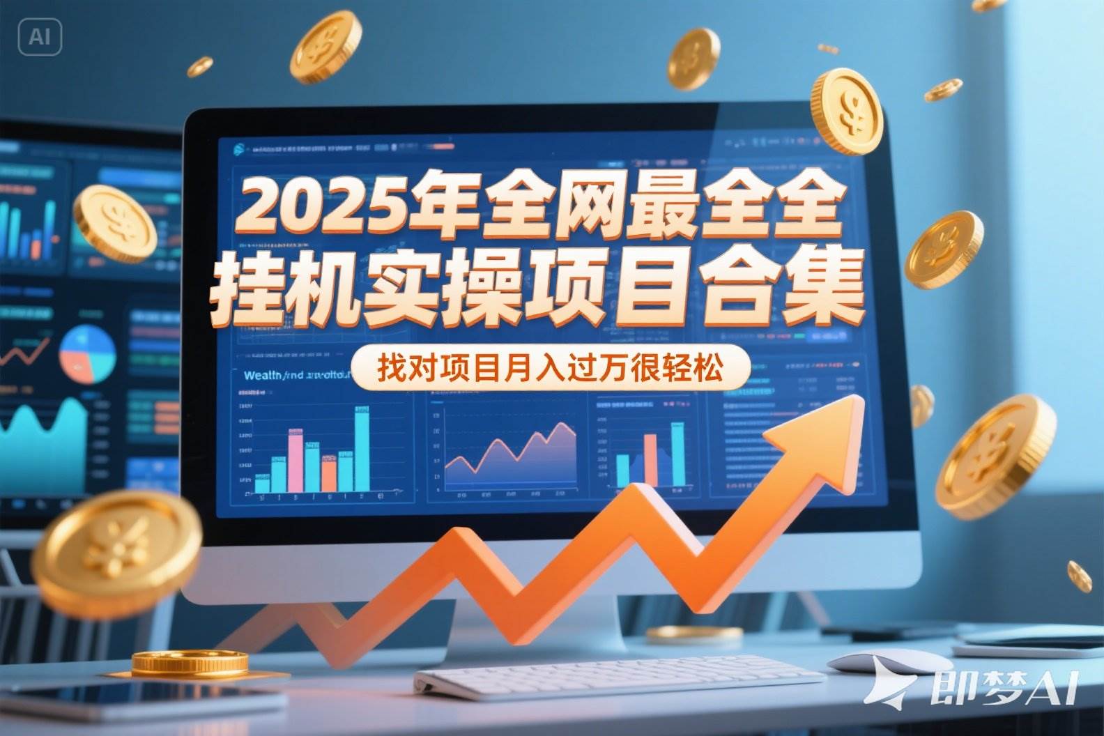 （15303期）2025年挂机实操项目实操演练，挂机类型，AI直播类型，轻资产创业类型…-KAI的视界