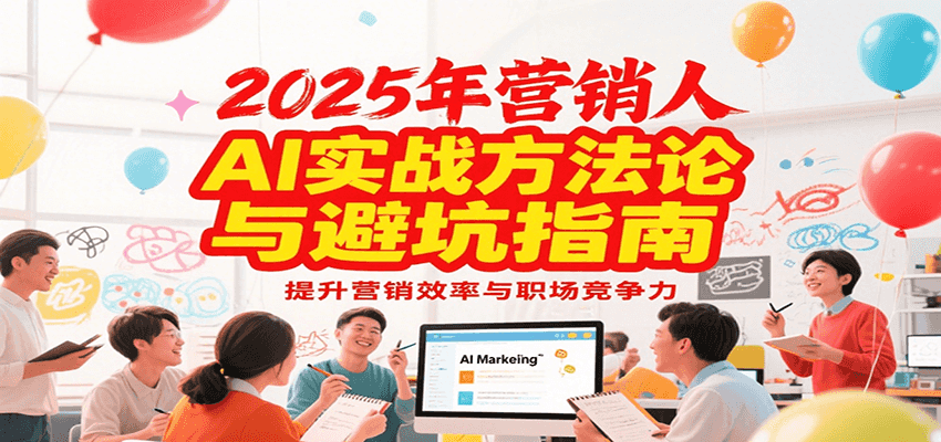 2025年营销实战方法论与避坑指南，利用AI提升营销效率与职场竞争力-KAI的视界