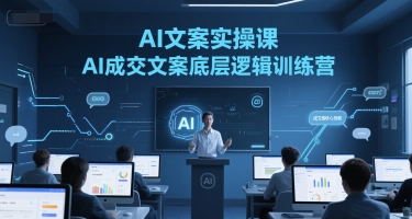 AI文案实操课，AI成交文案底层逻辑训练营-KAI的视界