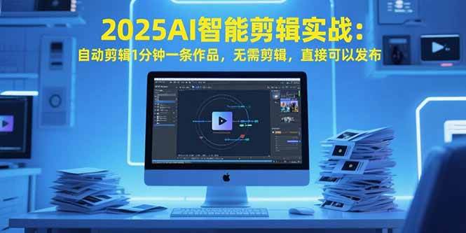 （15504期）2025AI智能剪辑实战：自动剪辑1分钟一条作品，无需剪辑，直接可以发布-KAI的视界