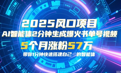 AI智能体2分钟一键生成爆火书单号原创视频，5个月涨粉57w，带你零代码1分钟搭建智能体-KAI的视界