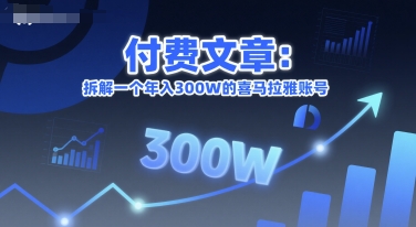 付费文章：拆解一个年入300W的喜马拉雅账号-KAI的视界