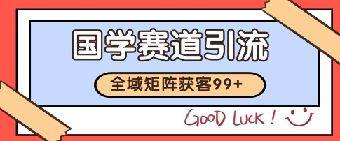 国学赛道精准拓客，自热矩阵日引99+ 获客SOP【揭秘】-KAI的视界