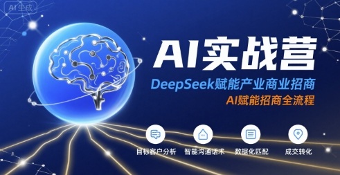 AI实战营：DeepSeek赋能产业商业招商，AI赋能招商全流程-KAI的视界